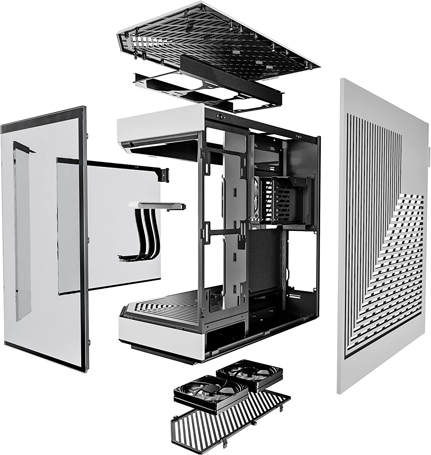 کیس هایت HYTE Y60 White Mid Tower ATX Case
