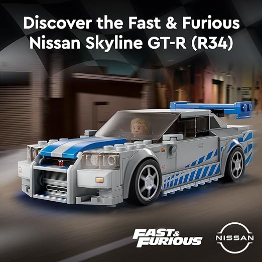 لگو سری اسپید مدل Fast 2 Furious Nissan Skyline GT-R (R34) 769172