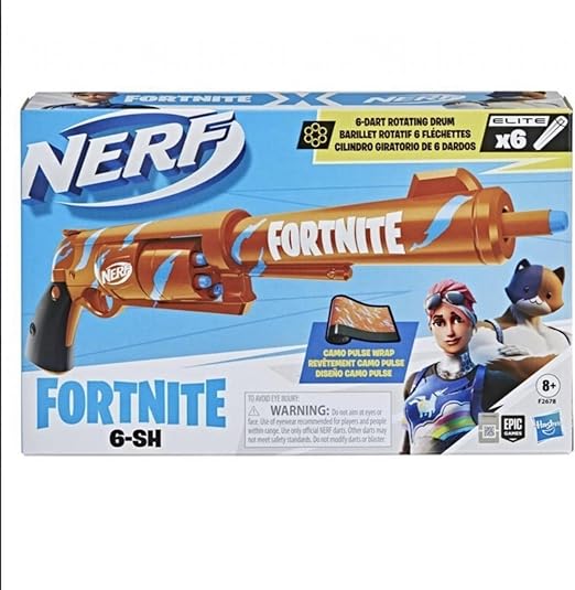 تفنگ اسباب بازی Nerf Fortnite 6 Sh