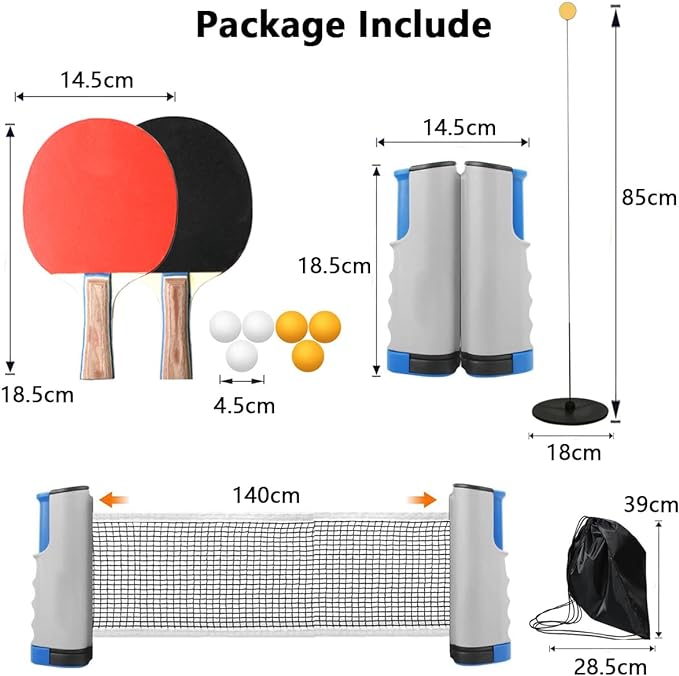 ست پینگ پنگ 2نفره روی میز generic