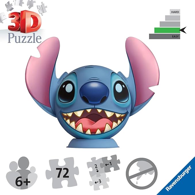 پازل سه بعدی شخصیت stitch (استیج) Ravensburger