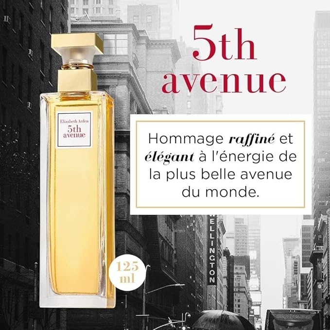 ادو پرفیوم زنانه Elizabeth Arden الیزابت آردن 5th Avenuen حجم 125ml