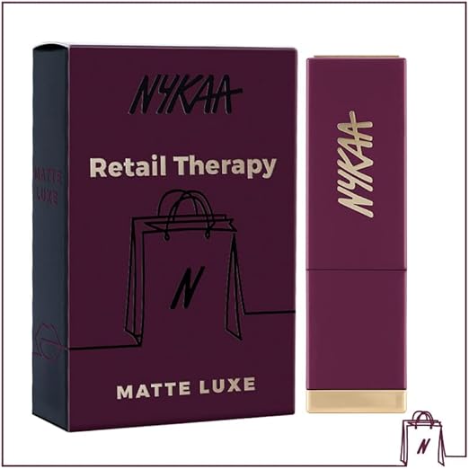 رژ لب مات لوکس Nykaa رنگ Retail Therapy