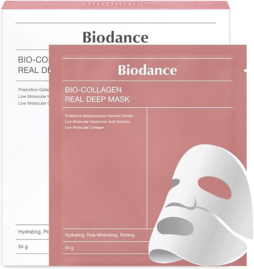 ماسک ورقه ای کلاژن ساز و آبرسان عمیق Biodance 34g