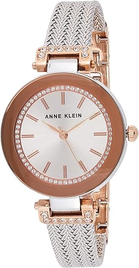 ساعت دستبند زنانه کریستالی Anne Klein