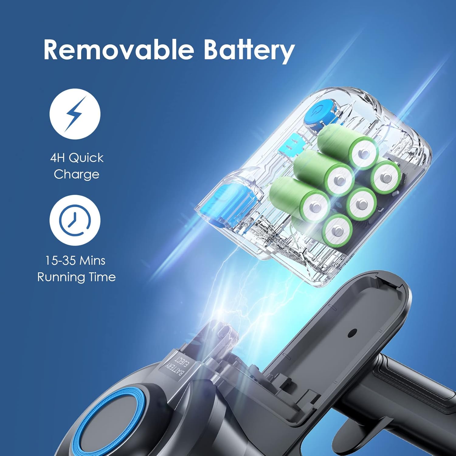 جاروبرقی شارژی عصایی Oraimo