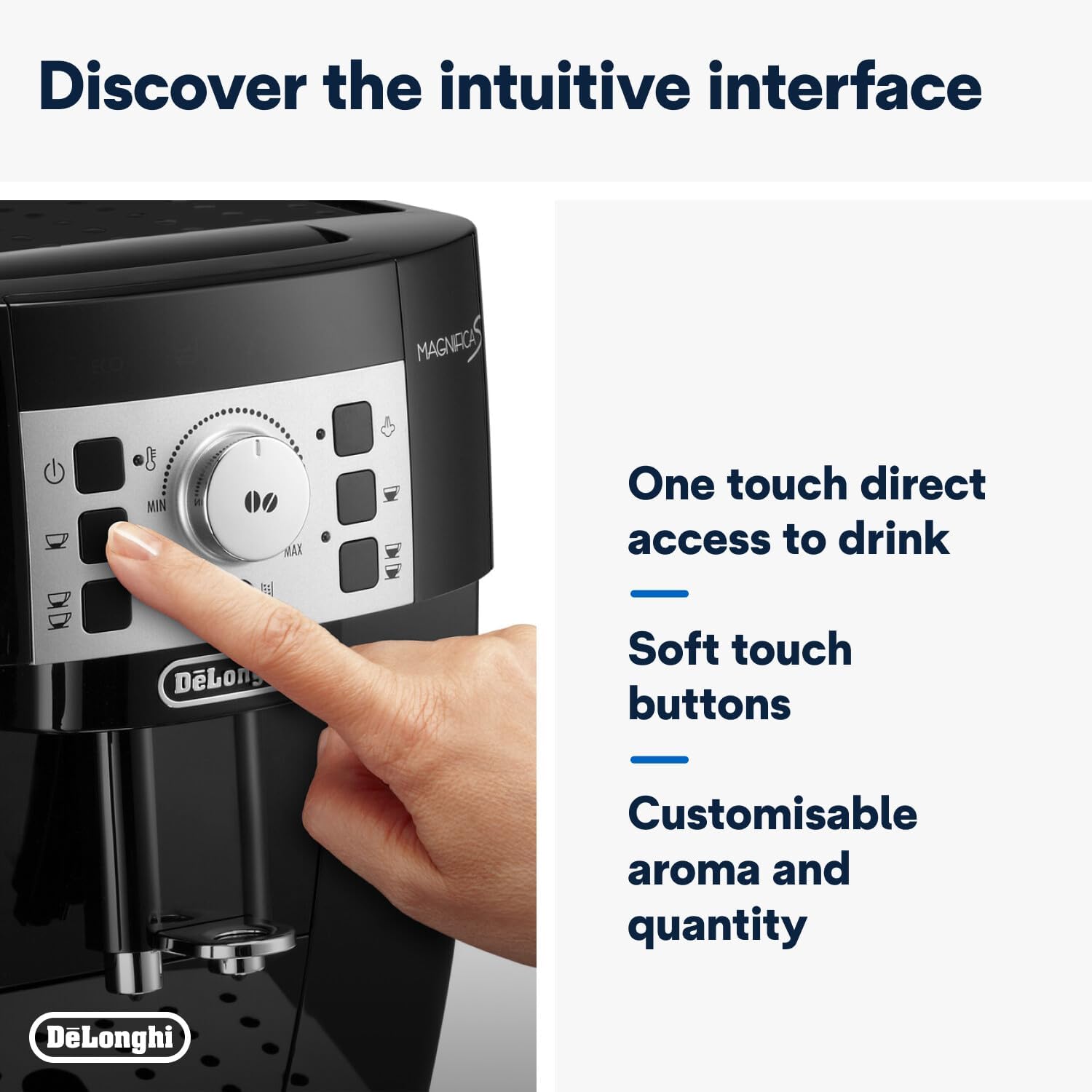 اسپرسوساز تمام اتوماتیک دلونگی مدل Magnifica ECAM 22.110.B