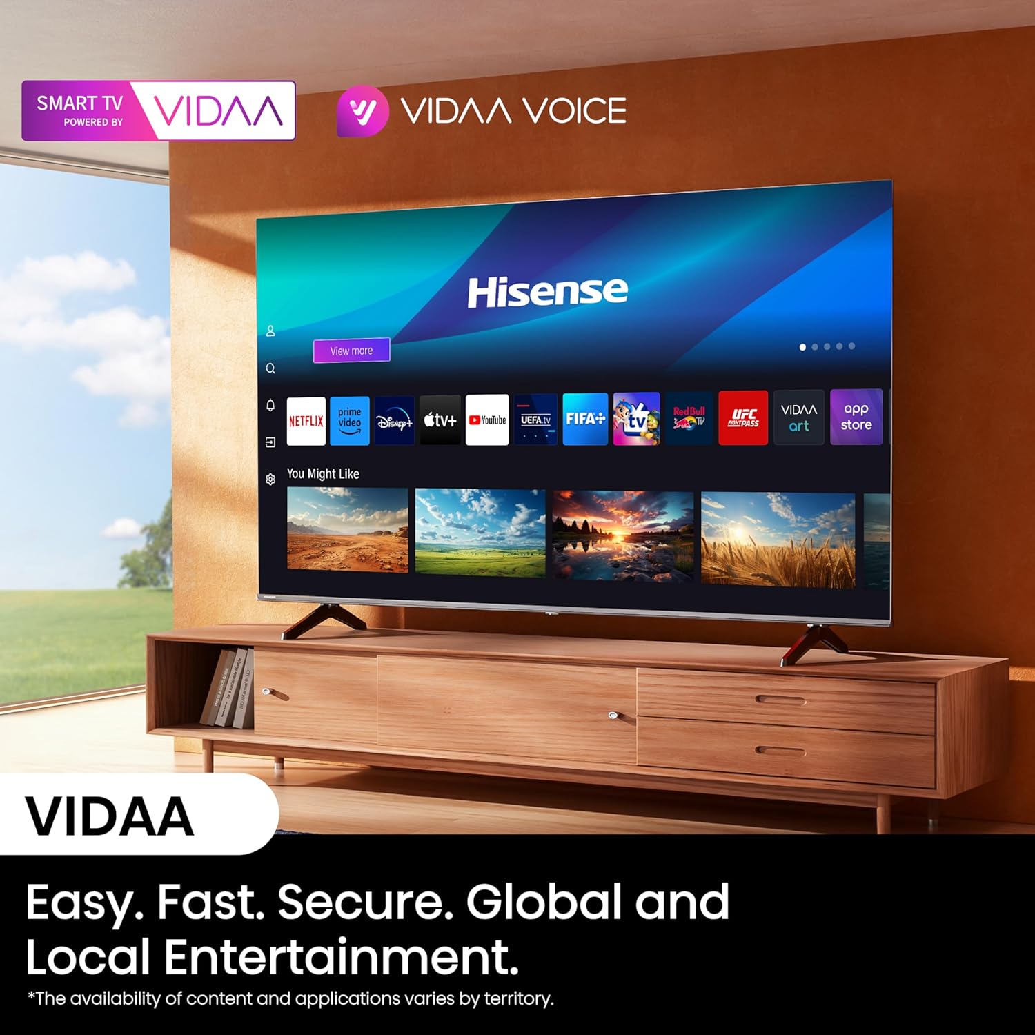 تلویزیون هایسنس 50 اینچ سری E6N مدل 43E6N