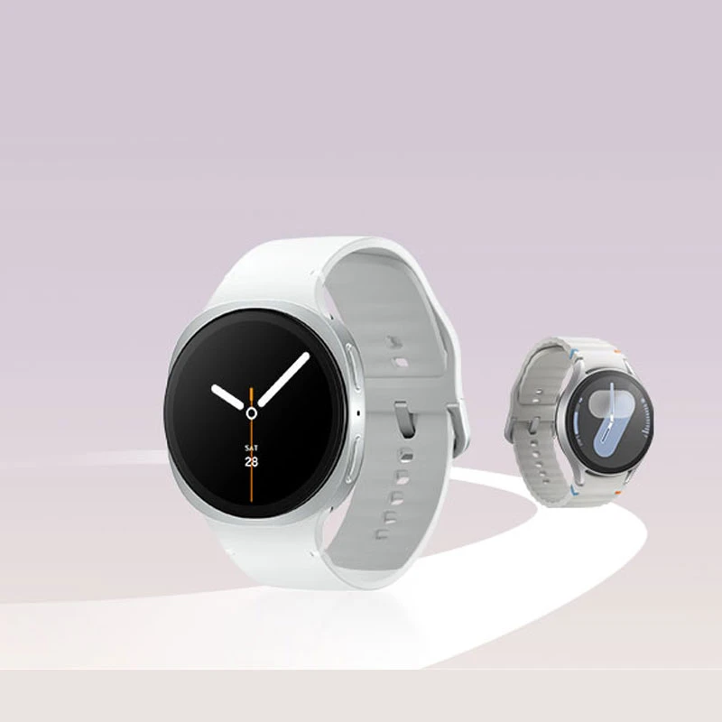 ساعت هوشمند 44 میلی متری سامسونگ مدل Galaxy Watch 8 با بند پلاستیکی