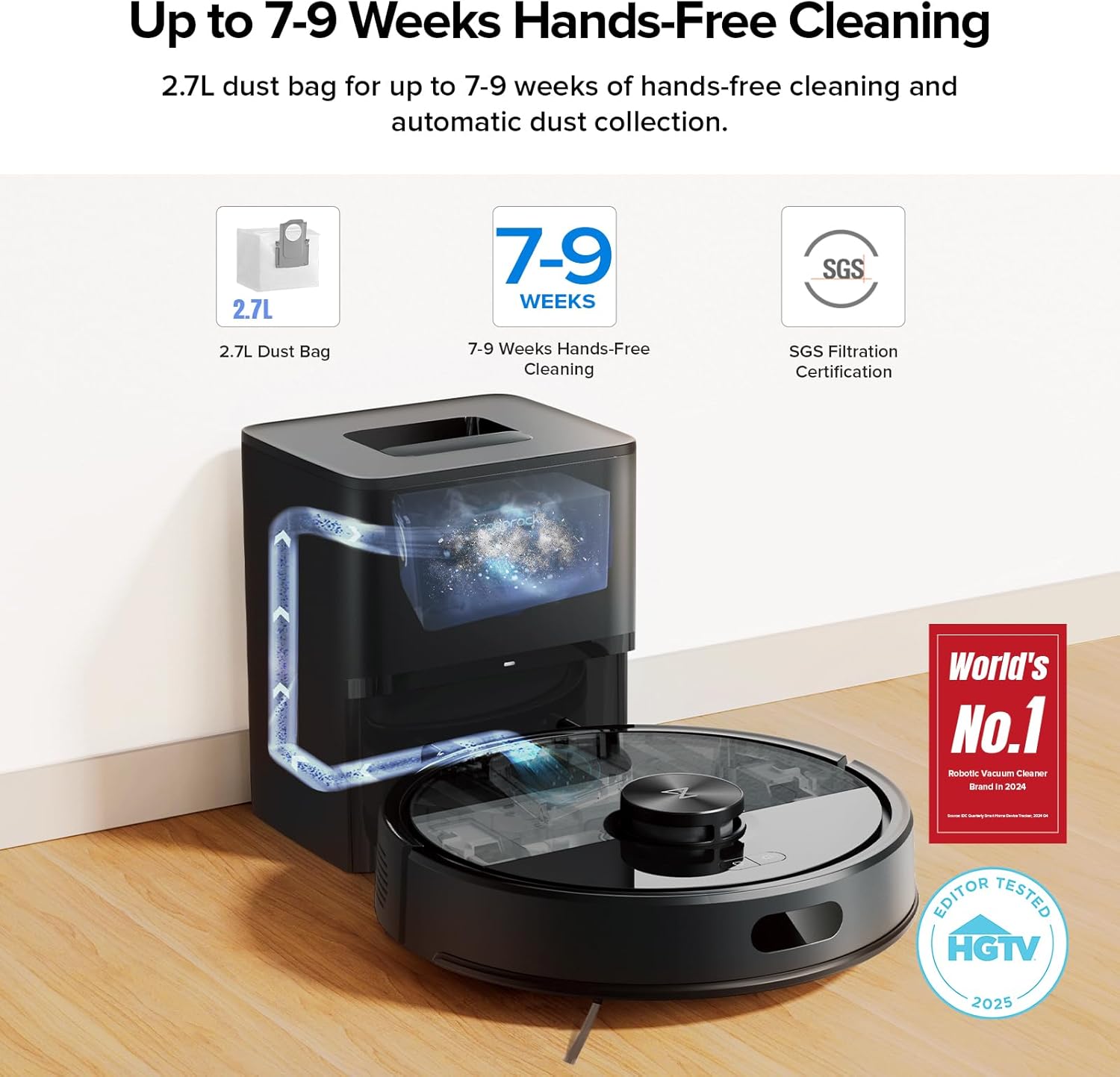 جاروبرقی رباتیک Roborock Q7 M5 با ایستگاه تخلیه خودکار