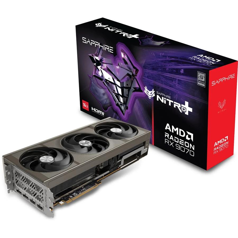 کارت گرافیک سافایر مدل NITRO Plus RX 9070 OC حافظه 16 گیگابایت