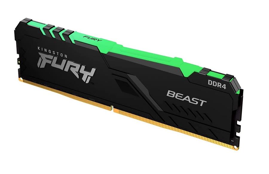 رم دو کاناله کینگستون مدل FURY Beast RGB CL40 حافظه 64 گیگابایت فرکانس 5600 مگاهرتز