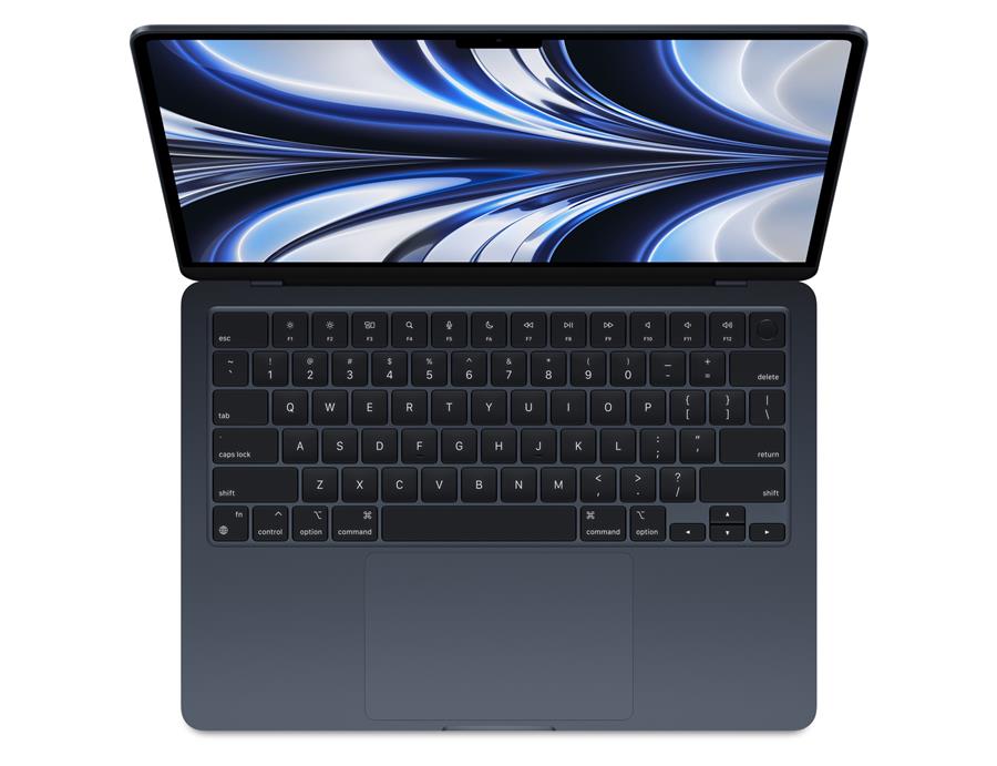 لپ تاپ اپل 13.6 اینچی مدل Apple MacBook Air 2022 Midnight MLY33 پردازنده M2 رم 8GB حافظه 256GB SSD