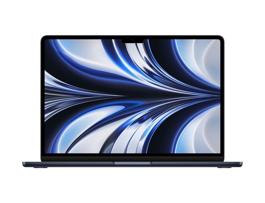 لپ تاپ اپل 13.6 اینچی مدل Apple MacBook Air 2022 Midnight MLY33 پردازنده M2 رم 8GB حافظه 256GB SSD