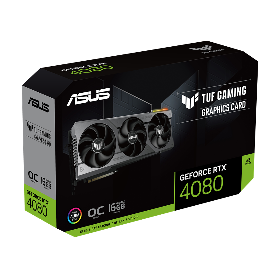 کارت گرافیک ایسوس مدل TUF Gaming GeForce RTX 4080 16GB GDDR6X OC Edition با حافظه 16 گیگابایت