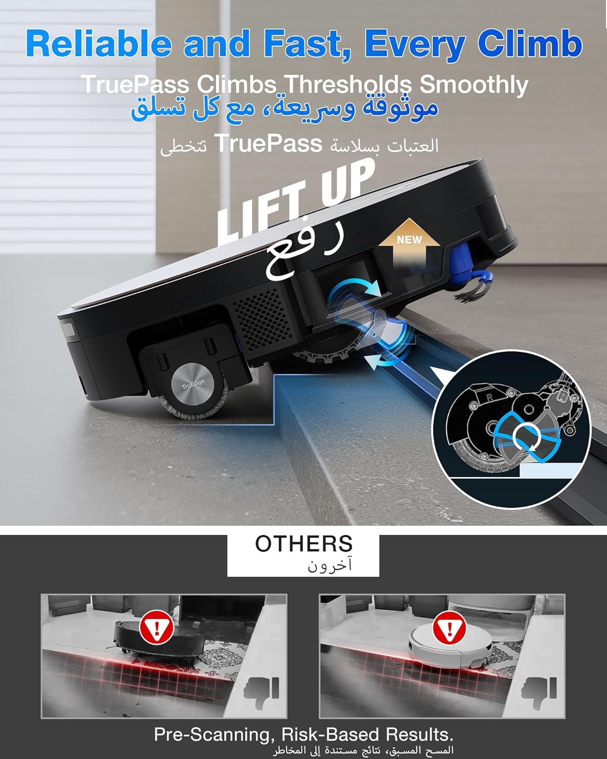 جاروبرقی رباتیک ECOVACS X11 Pro با ZeroTangle و تی بازشونده