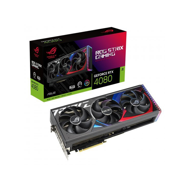 کارت گرافیک ایسوس ROG Strix GeForce RTX 4080 OC 16G GDDR6X با حافظه 16 گیگابایت