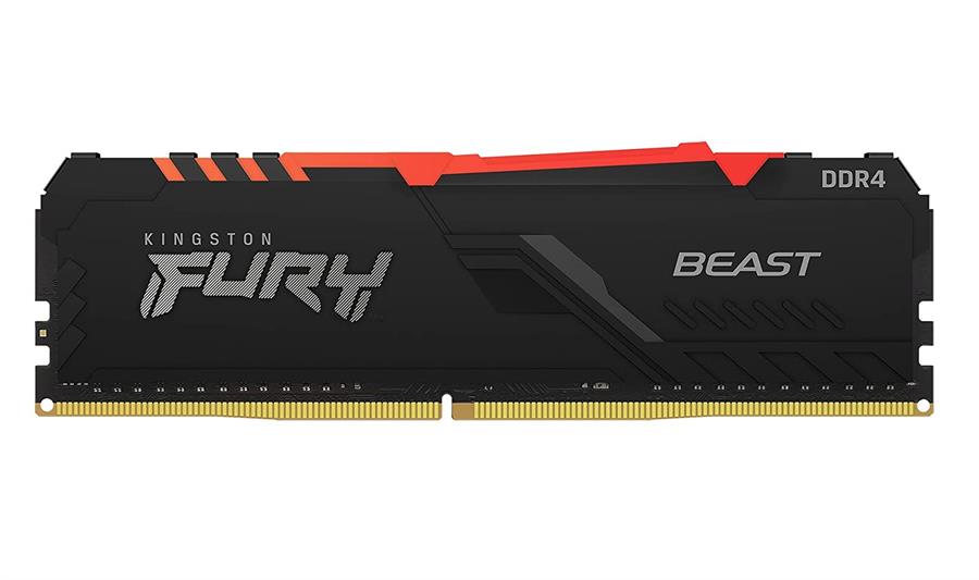 رم دو کاناله کینگستون مدل FURY Beast RGB CL40 حافظه 64 گیگابایت فرکانس 5600 مگاهرتز