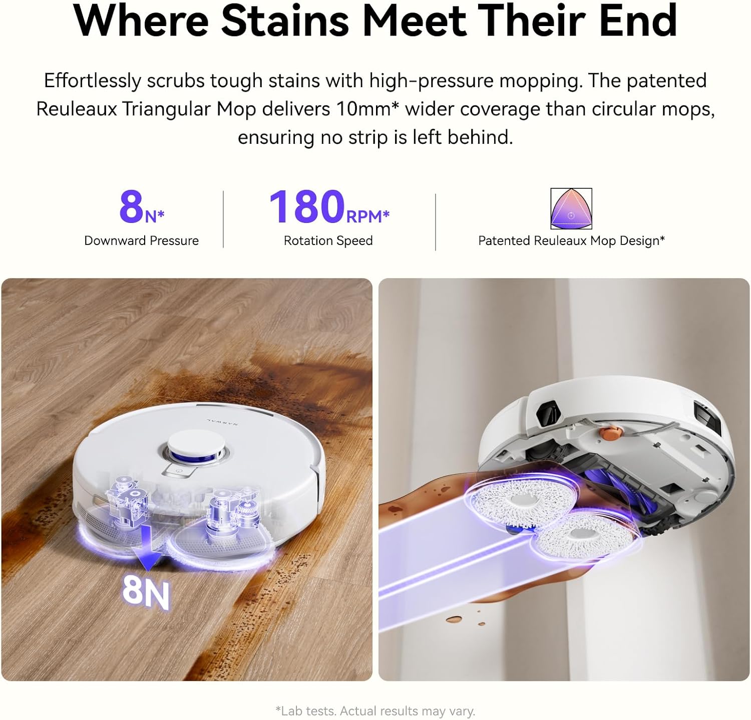 جاروبرقی رباتیک و زمین‌شوی هوشمند NARWAL با تخلیه خودکار و MopExtend