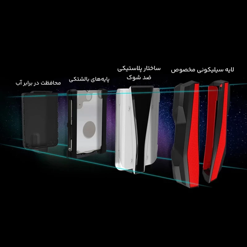هارد اکسترنال ای دیتا مدل HD770G ظرفیت یک ترابایت دارای رابط USB Type-A 3.2