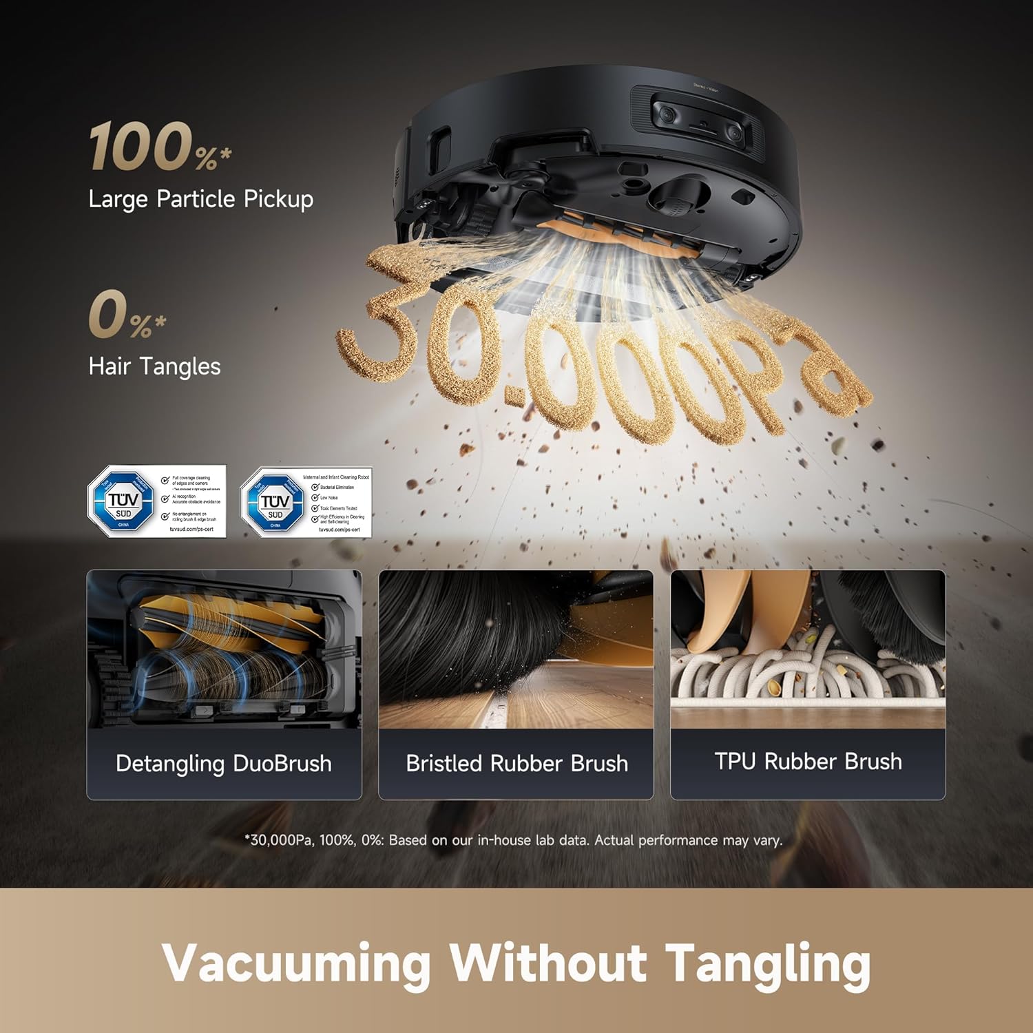 جاروبرقی رباتیک هوشمند با تشخیص موانع و سیستم نظافت خودکار