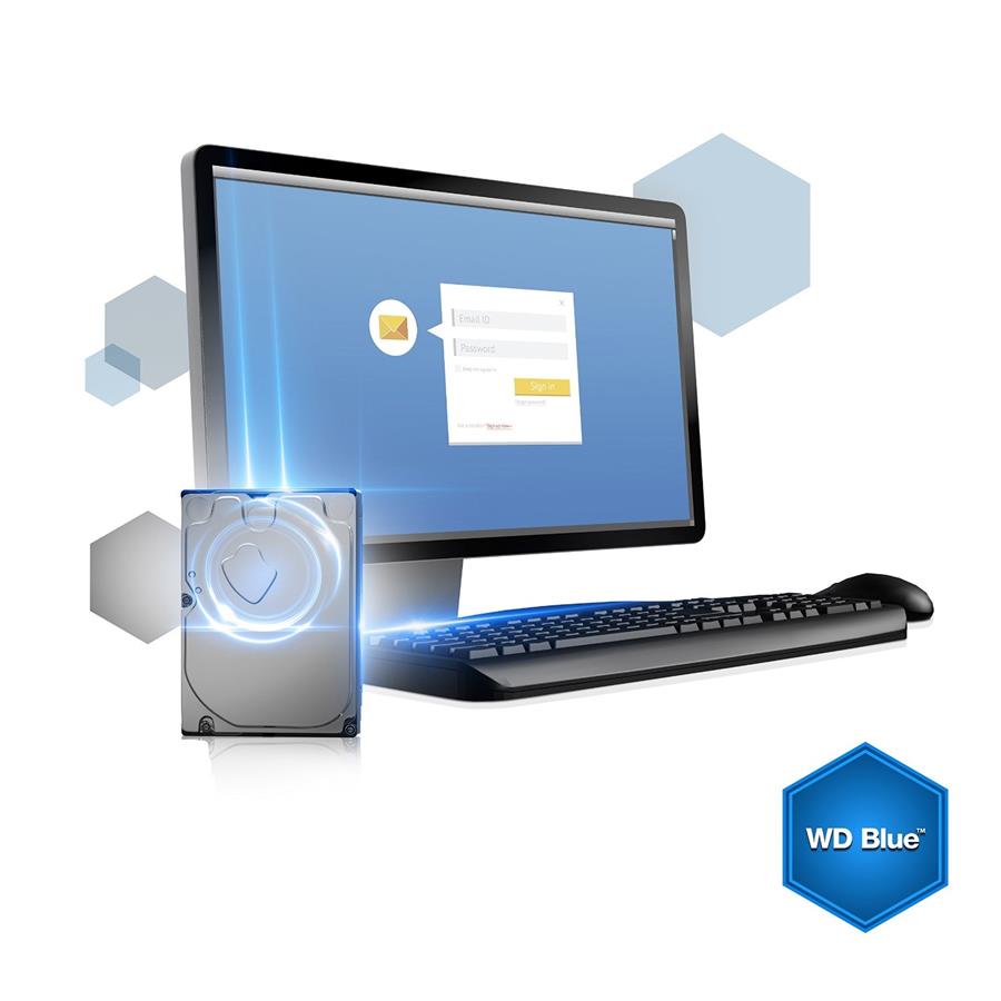 هارد اینترنال وسترن دیجیتال سری Blue wd20ezaz ظرفیت 2 ترابایت