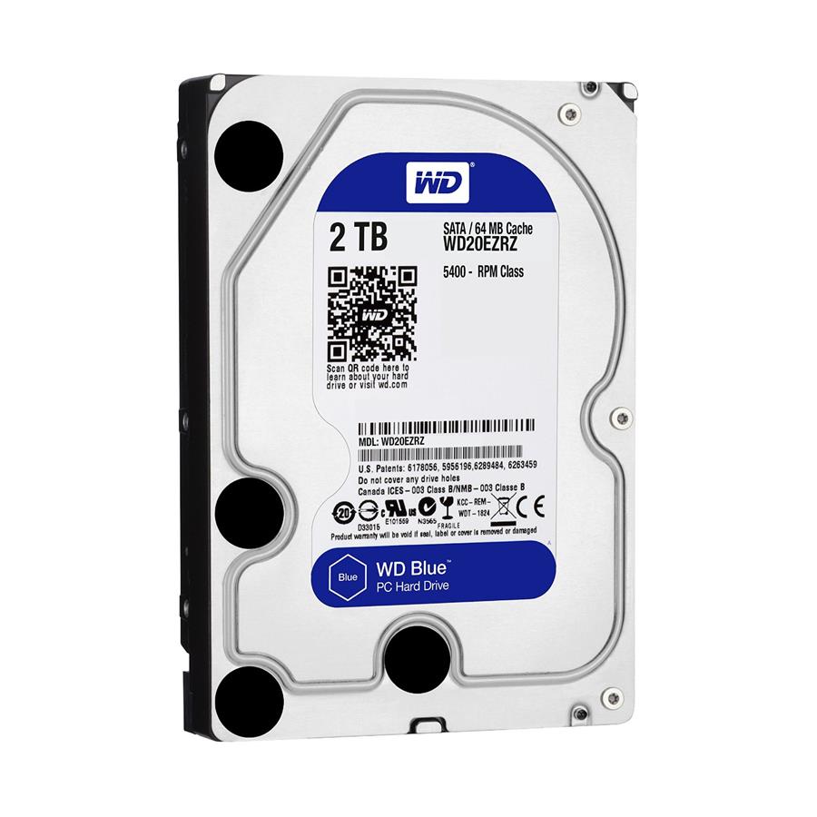 هارد اینترنال وسترن دیجیتال سری Blue wd20ezaz ظرفیت 2 ترابایت