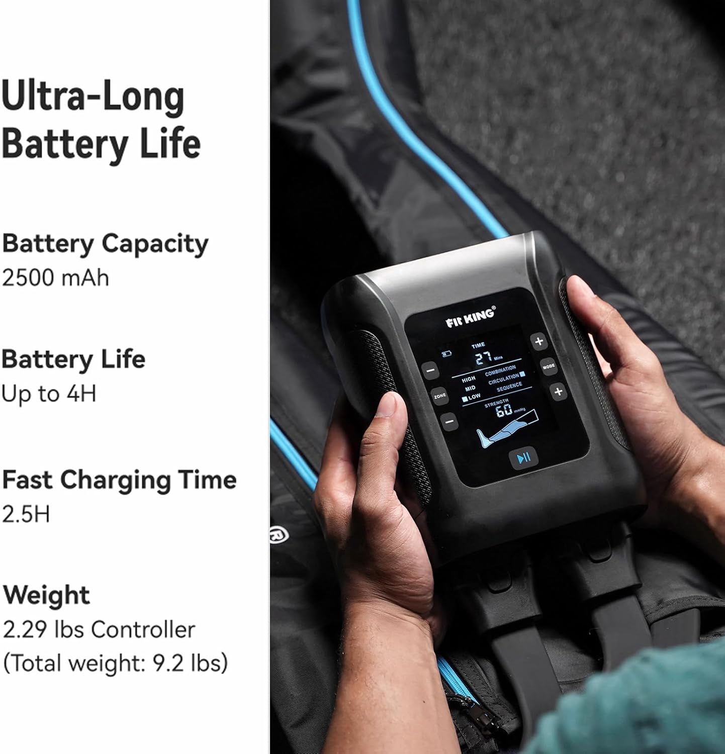 ماساژور قابل شارژ پا FIT KING مدل FT-091A-M