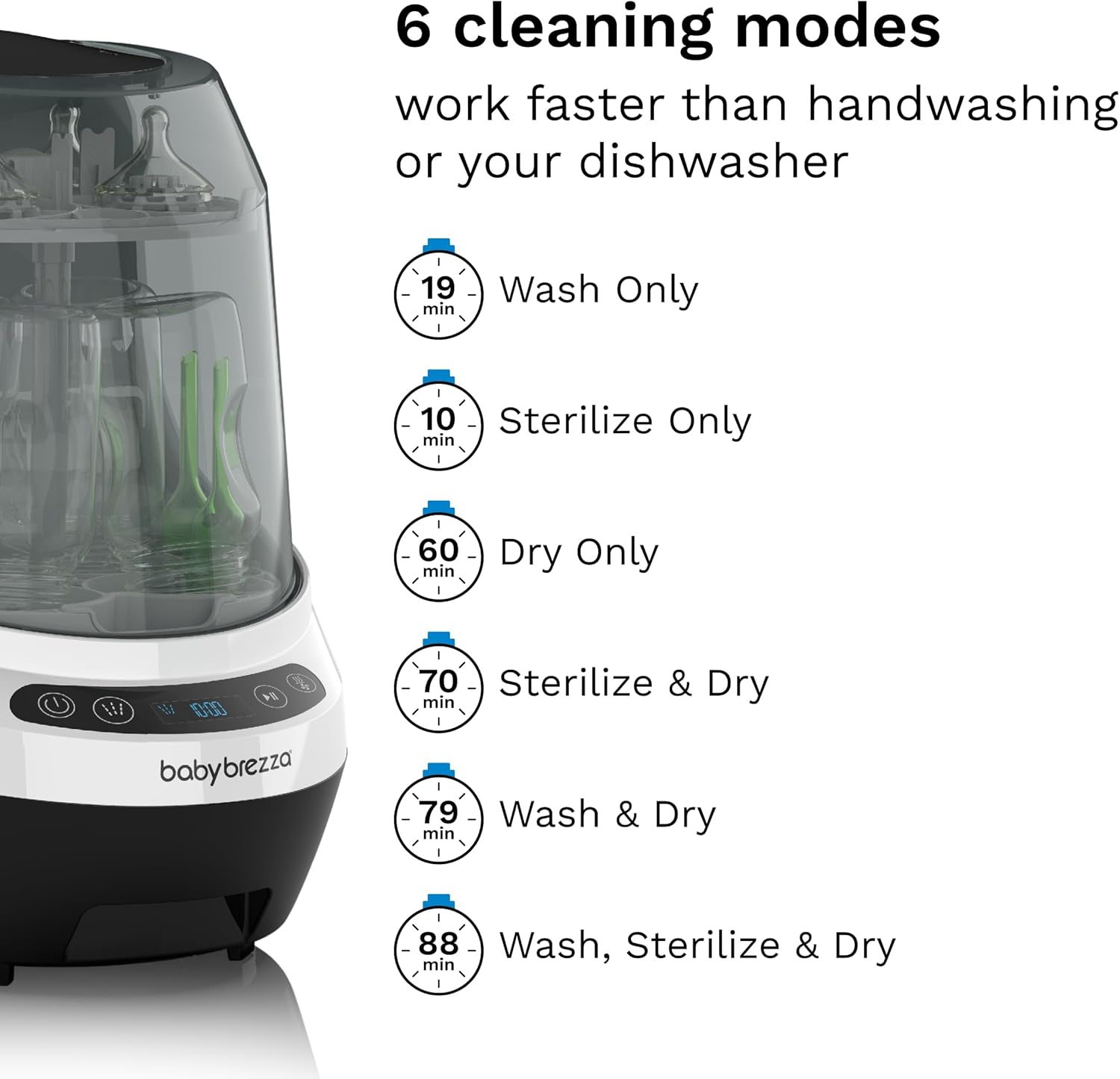 دستگاه شیشه شیرشوی Baby Brezza