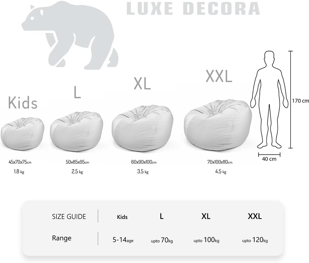 بین بگ Luxe Decora مدل ‎LDWNBBSU