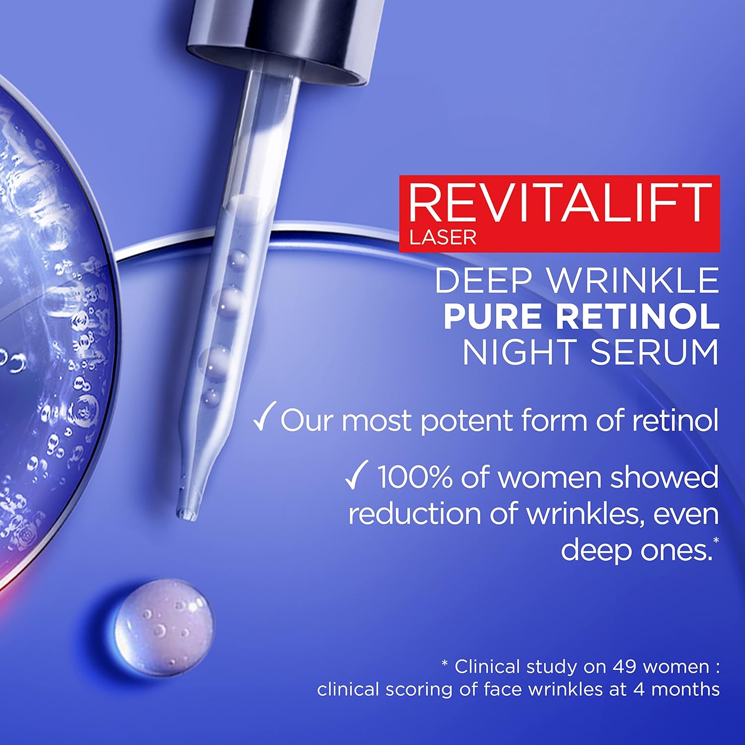 سرم صورت شبانه L’Oréal Paris 30ml رتینول خالص