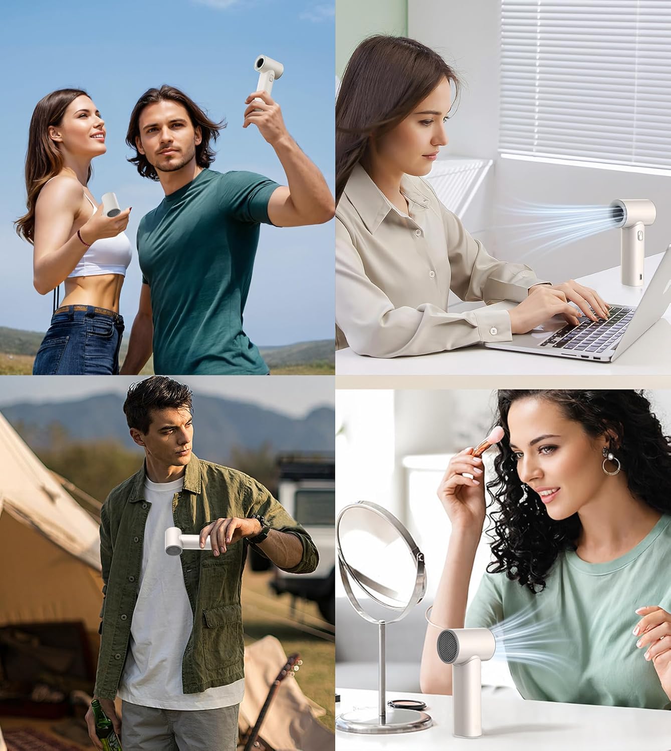 پنکه دستی قابل حمل توربو TONEOF