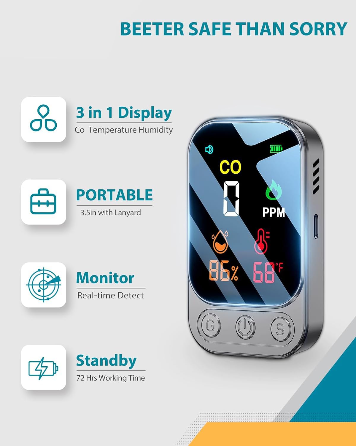 آشکارساز کربن مونوکسید KASTWAVE