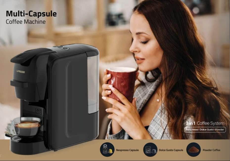 دستگاه قهوه ساز 3 در 1 LePresso Lieto مدل ‎LPLIETBK