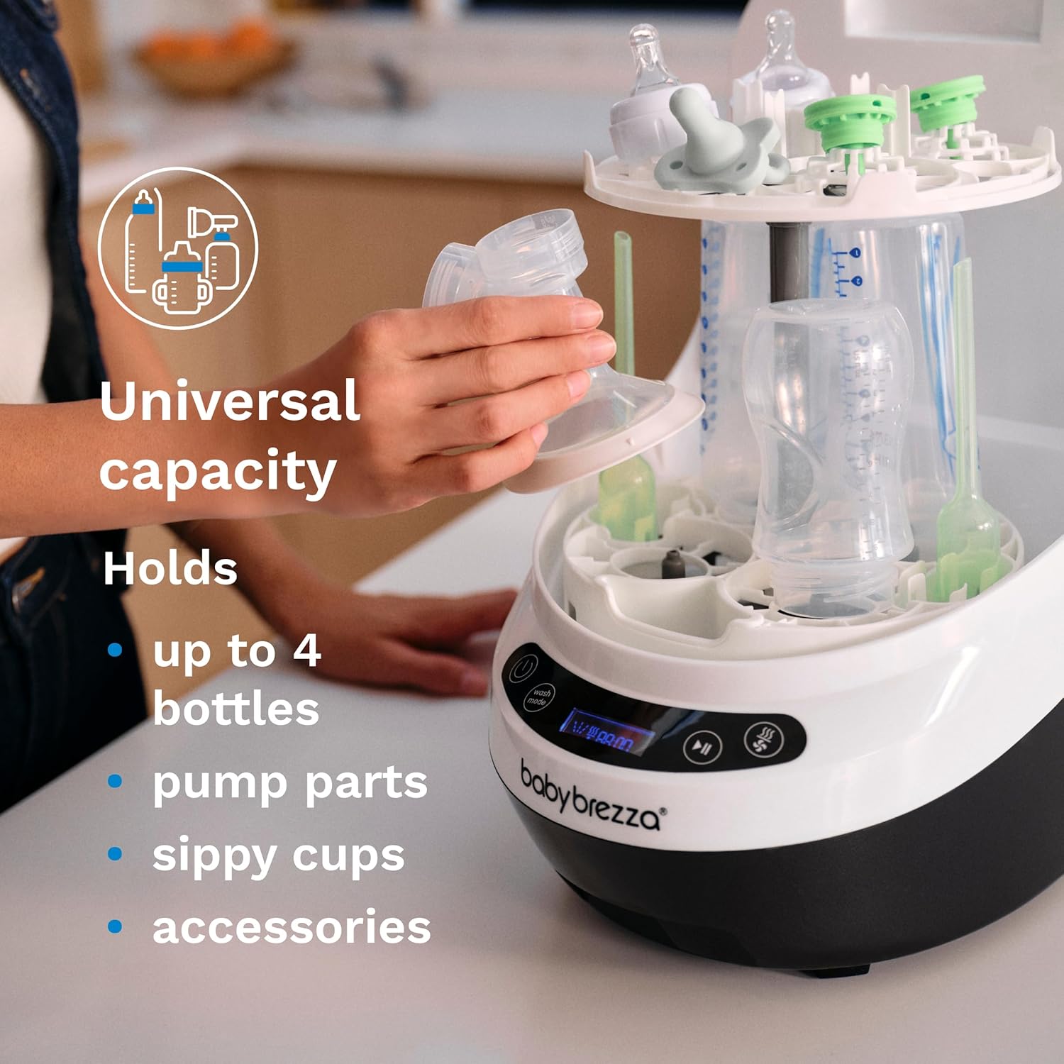 دستگاه شیشه شیرشوی Baby Brezza