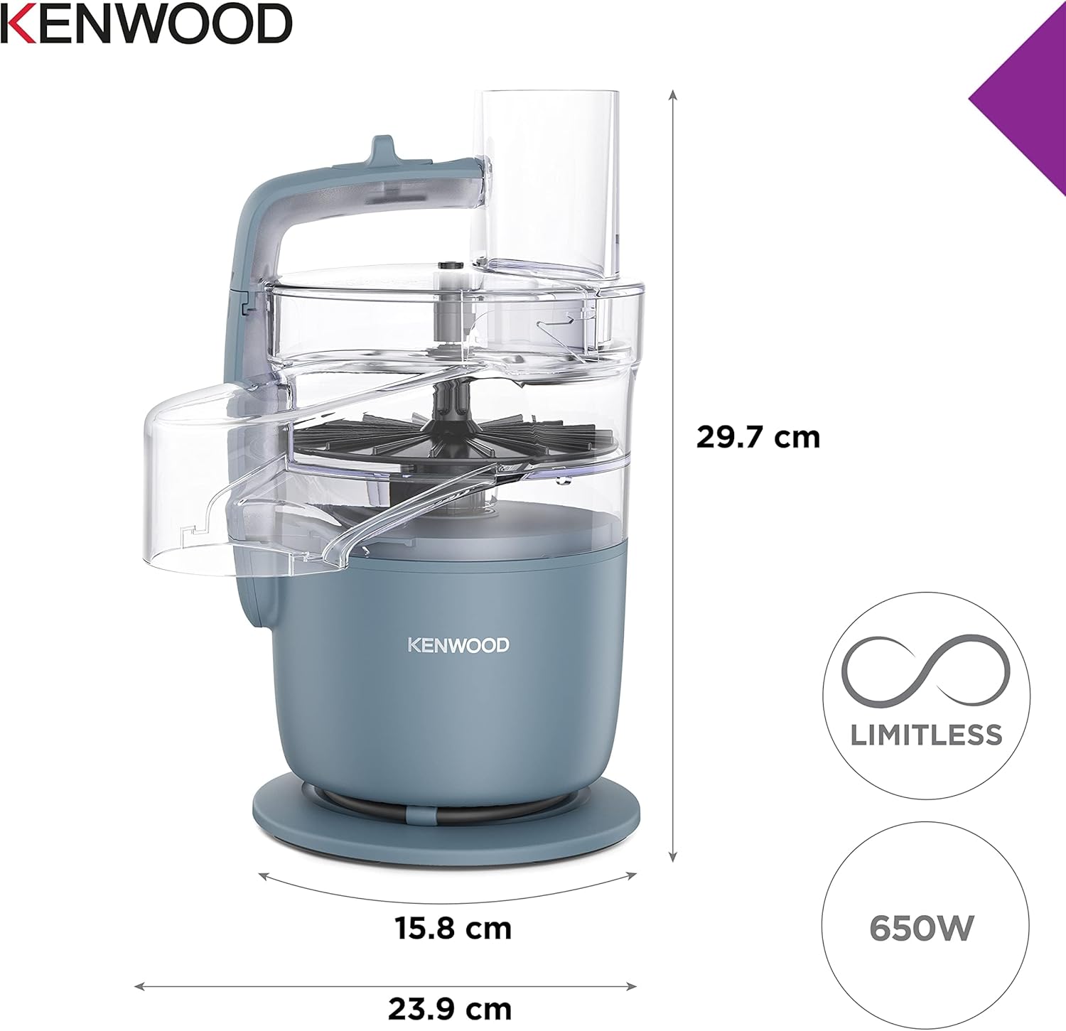 غذاساز و خردکن ۲ در ۱ KENWOOD مدل ‎0W22010103
