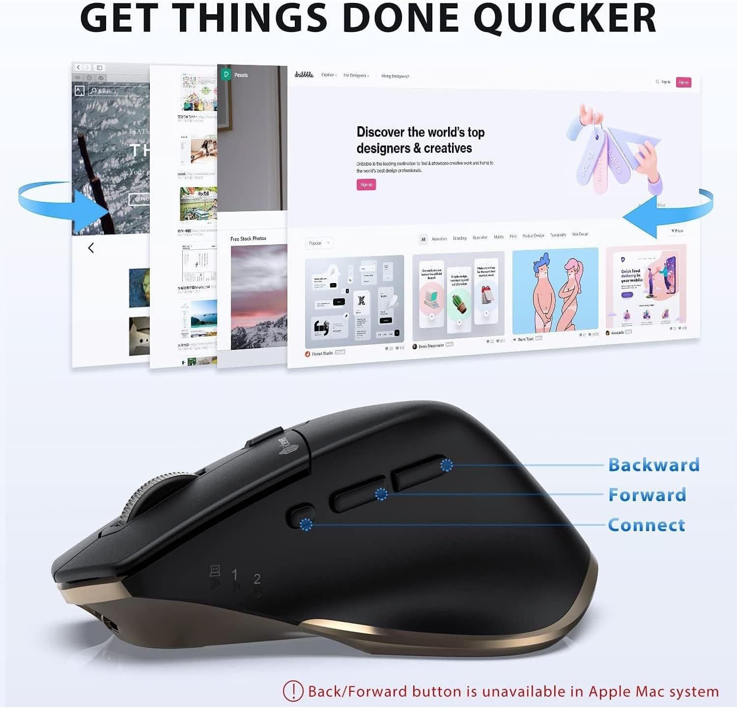 موس بی سیم iClever مدل MD172