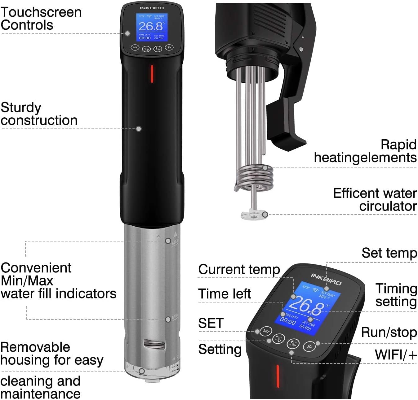 اجاق پخت در خلا INKBIRD Sous Vide WI-FI