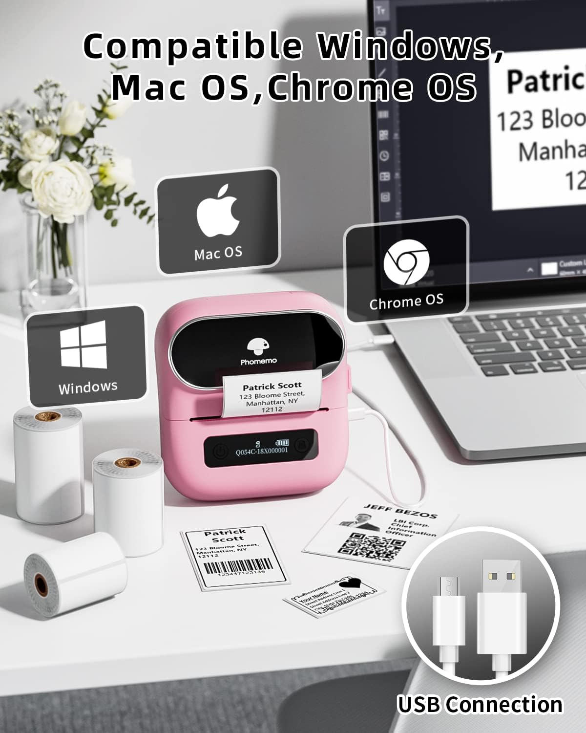 پرینتر حرارتی لیبل زن Phomemo مدل M220