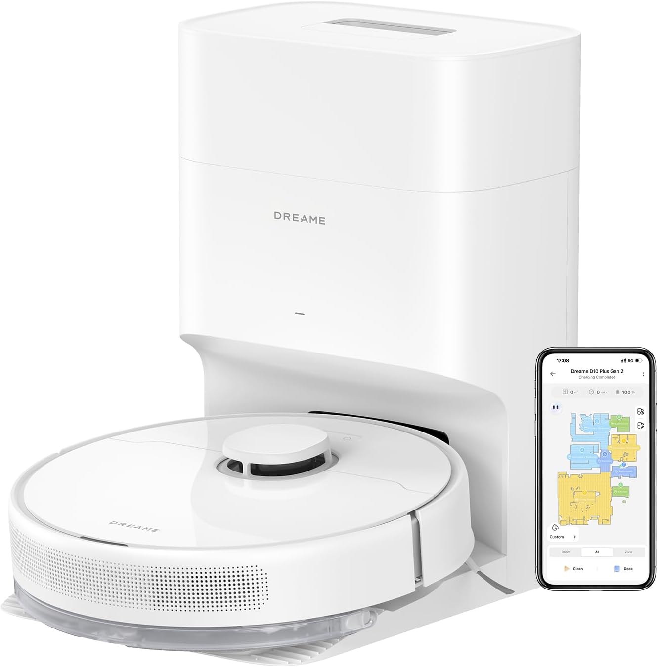 جاروبرقی رباتیک Dreame D10 Plus Gen 2