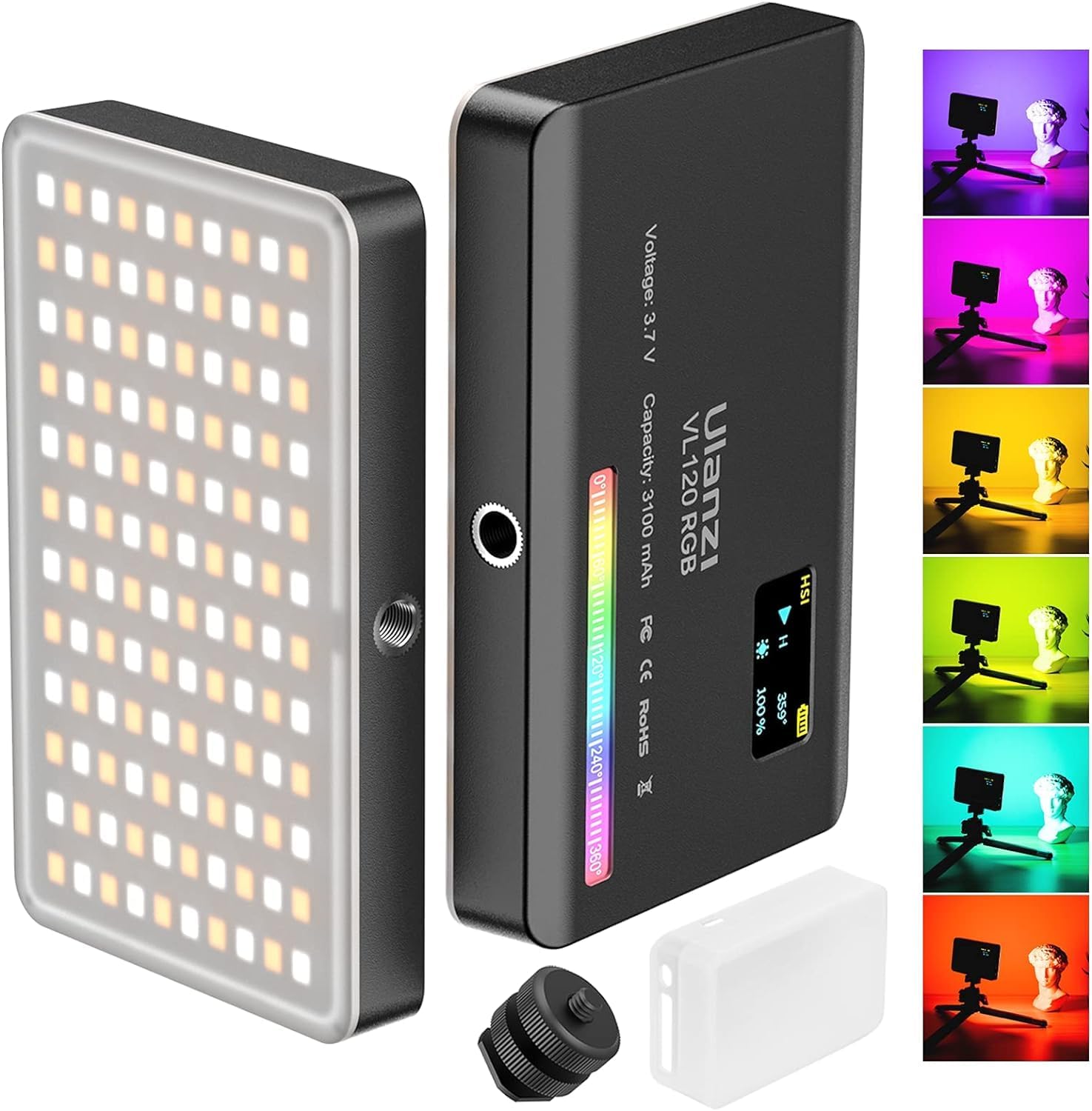 ویدیو لایت جیبی LED RGB مدل ULANZI VL120