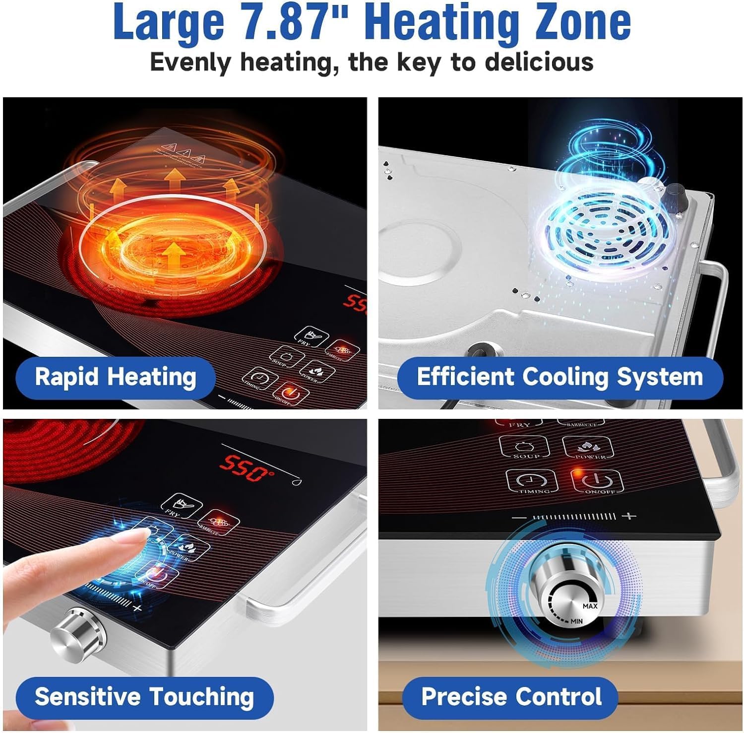 اجاق برقی دوشعله XVersion 7000W