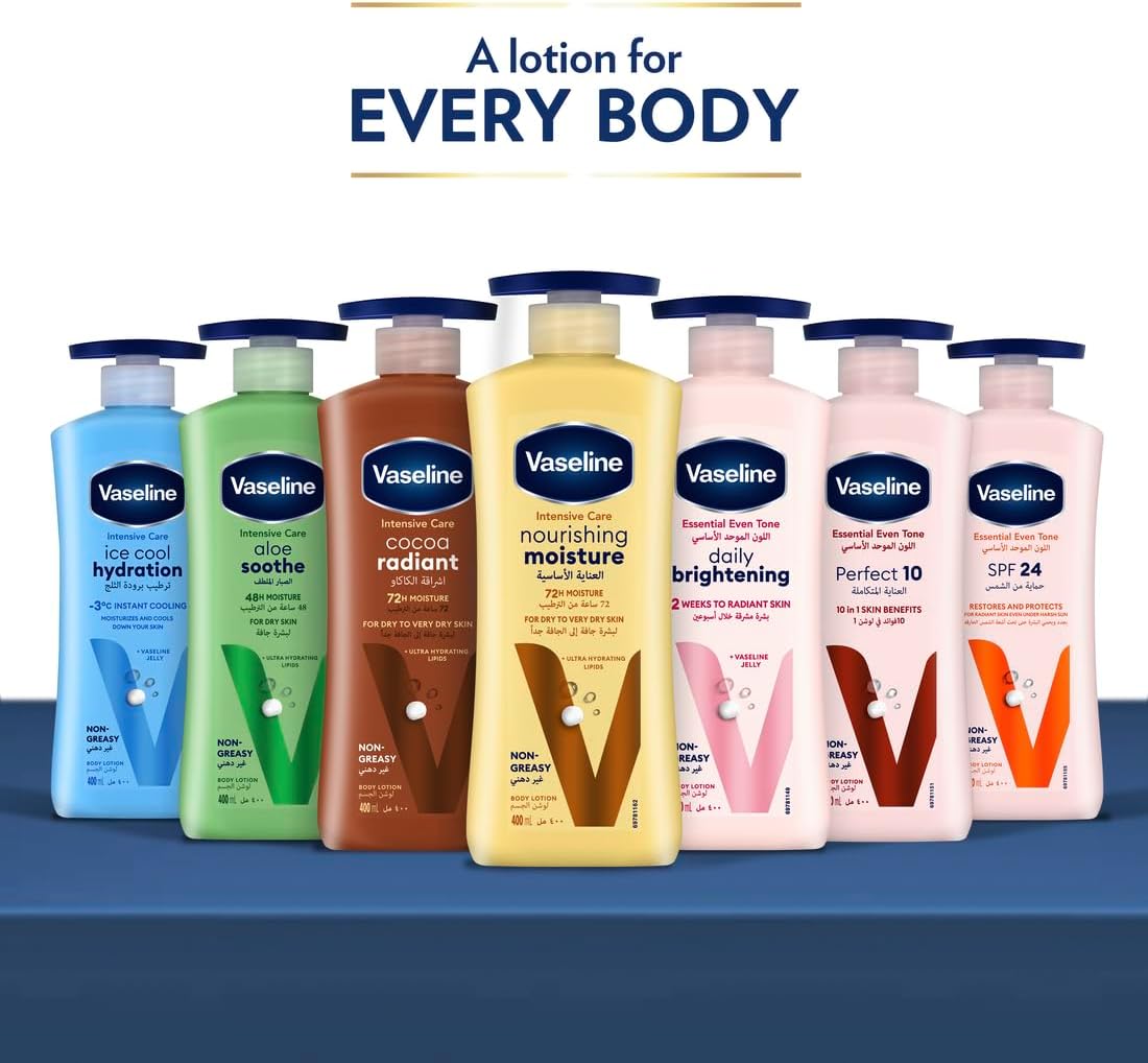 لوسیون بدن Vaseline کاکائویی۲ عددی 400ml