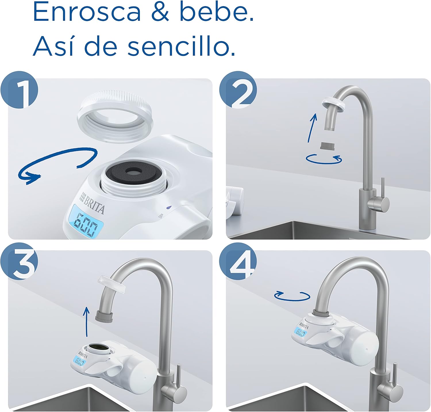 دستگاه فیلتر آب روی شیر BRITA مدل 1052076