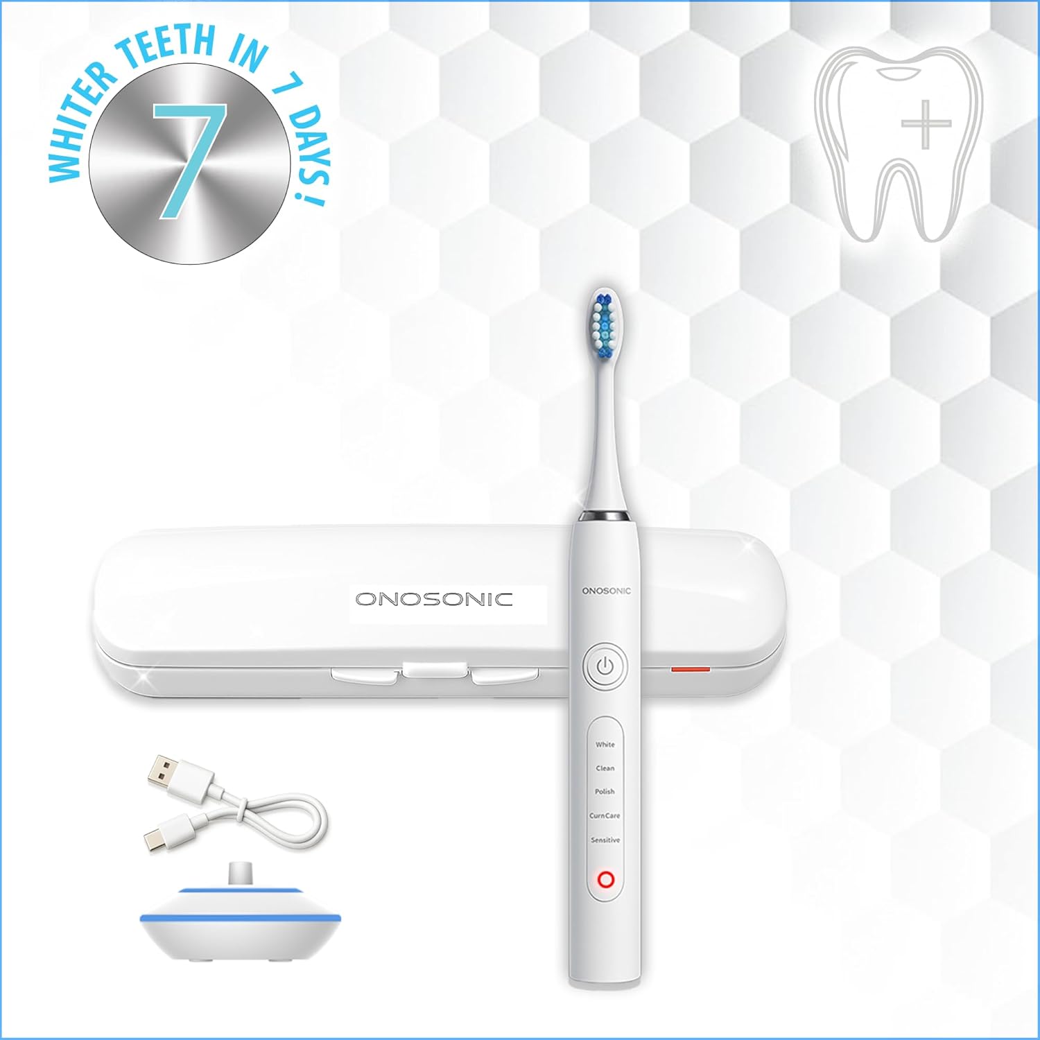 مسواک برقی قابل شارژ ONOSONIC مدل DX-1