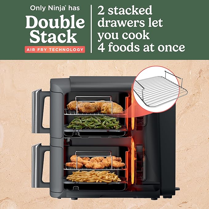 سرخ کن Ninja Double Stack مدل ‎SL400ME
