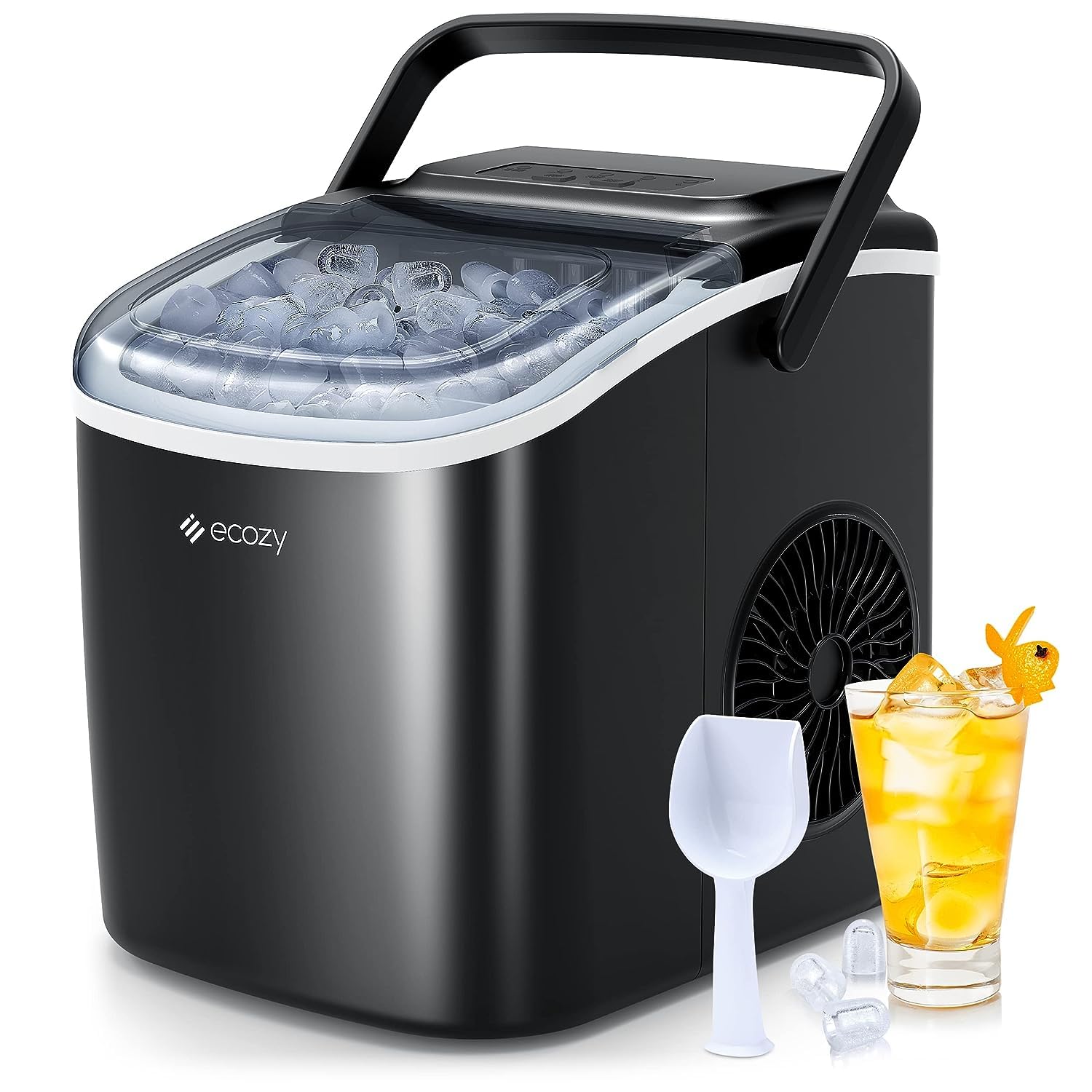 یخ‌ ساز رومیزی قابل حمل ecozy مدل IM-BS260C