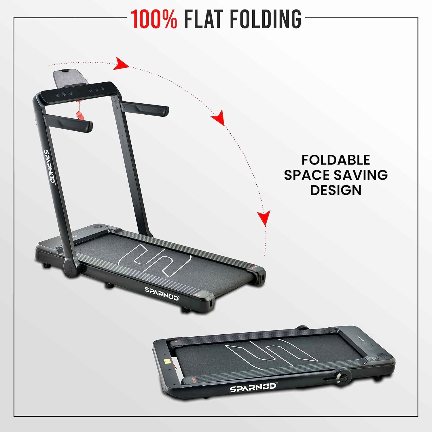تردمیل تاشو خانگی SPARNOD FITNESS مدل ‎STH-3060