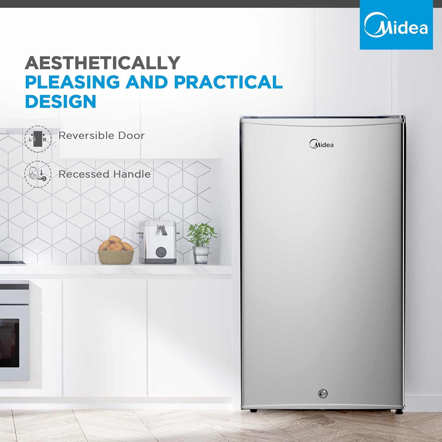 یخچال  تک درب Midea مدل MDRD133FGE