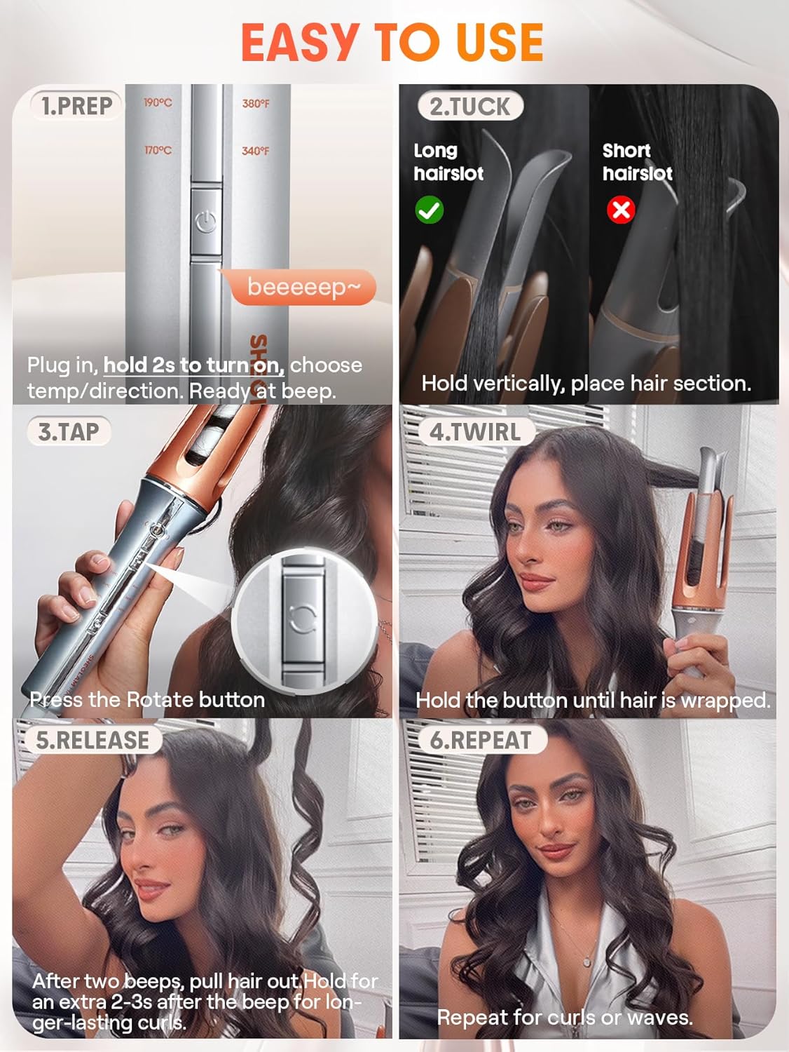 دستگاه فرکننده موی SHEGLAM مدل sb2405315360354252